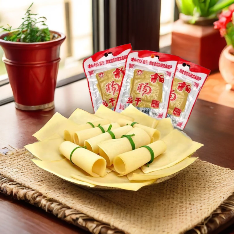 湖北恩施特产小吃麻辣片正宗柏杨豆干开袋即食豆干零食豆腐干零食