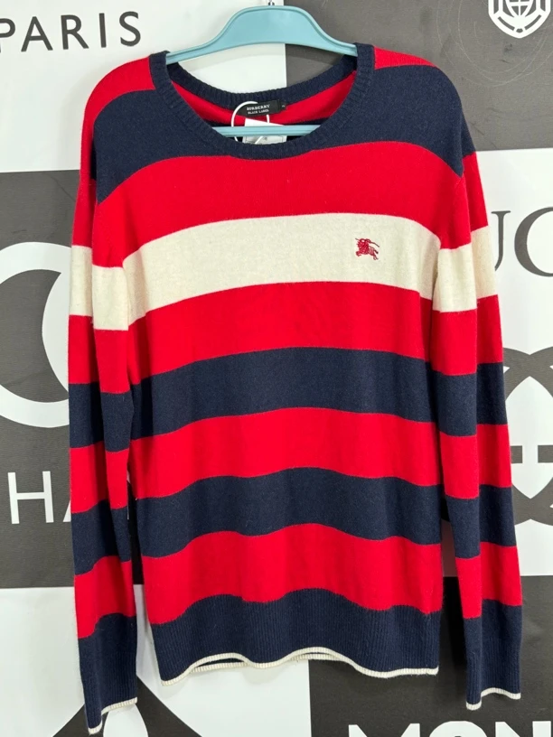 95新 BURBERRY/博柏利 博柏利休闲针织衫/L码/95新