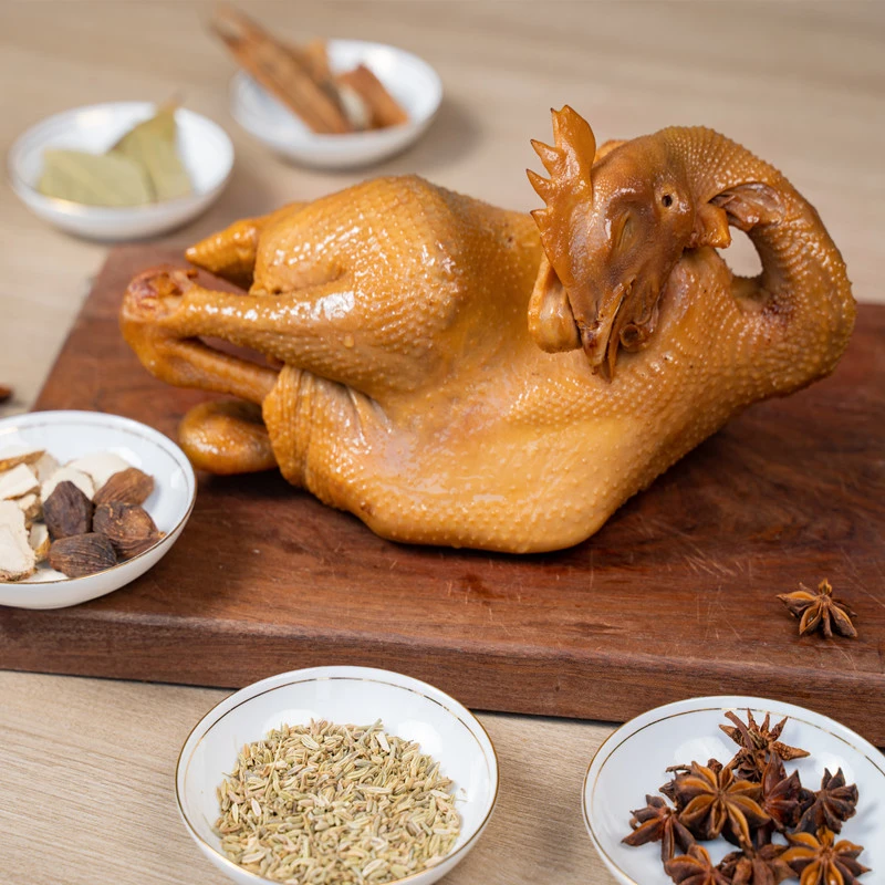 伊明大烧鸡550g*2只 清真 整只卤味熟食美味