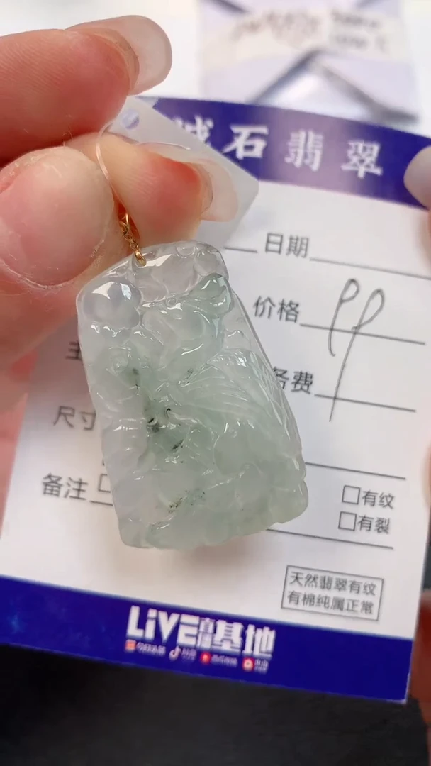 【闪购商品】翡翠颈饰18K金镶嵌1