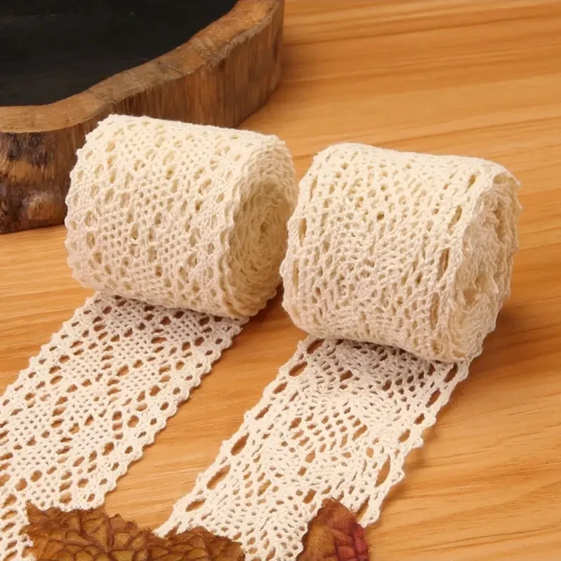 白色蕾丝花边棉布蕾丝花边钩拖鞋辅料diy装饰