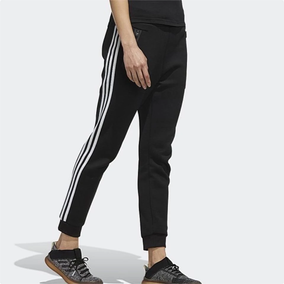 adidas/阿迪达斯女款 三条纹印花收口运动裤DX8261