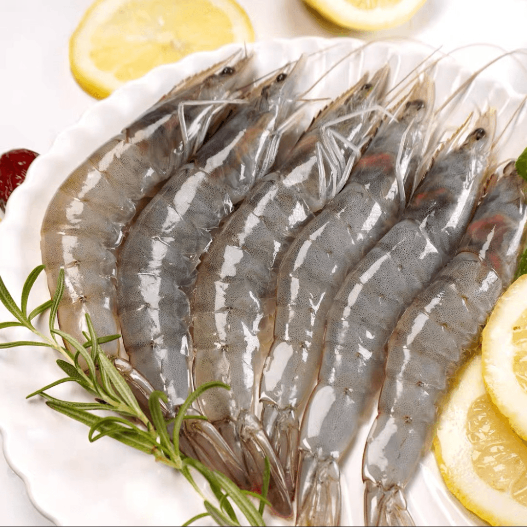 【顺丰包邮】4斤 新鲜活虾速冻海虾共55-65只 500g/包*4 13-16cm/只
