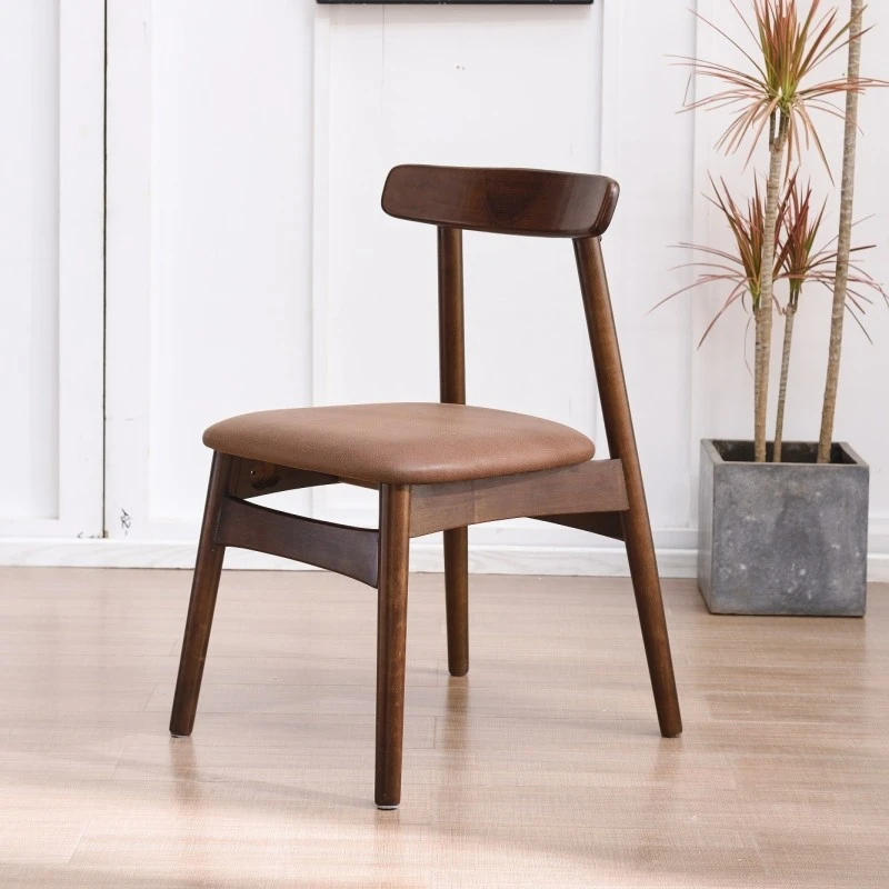 专属实木牛角椅子餐桌搭配尺寸：46*50*79cm