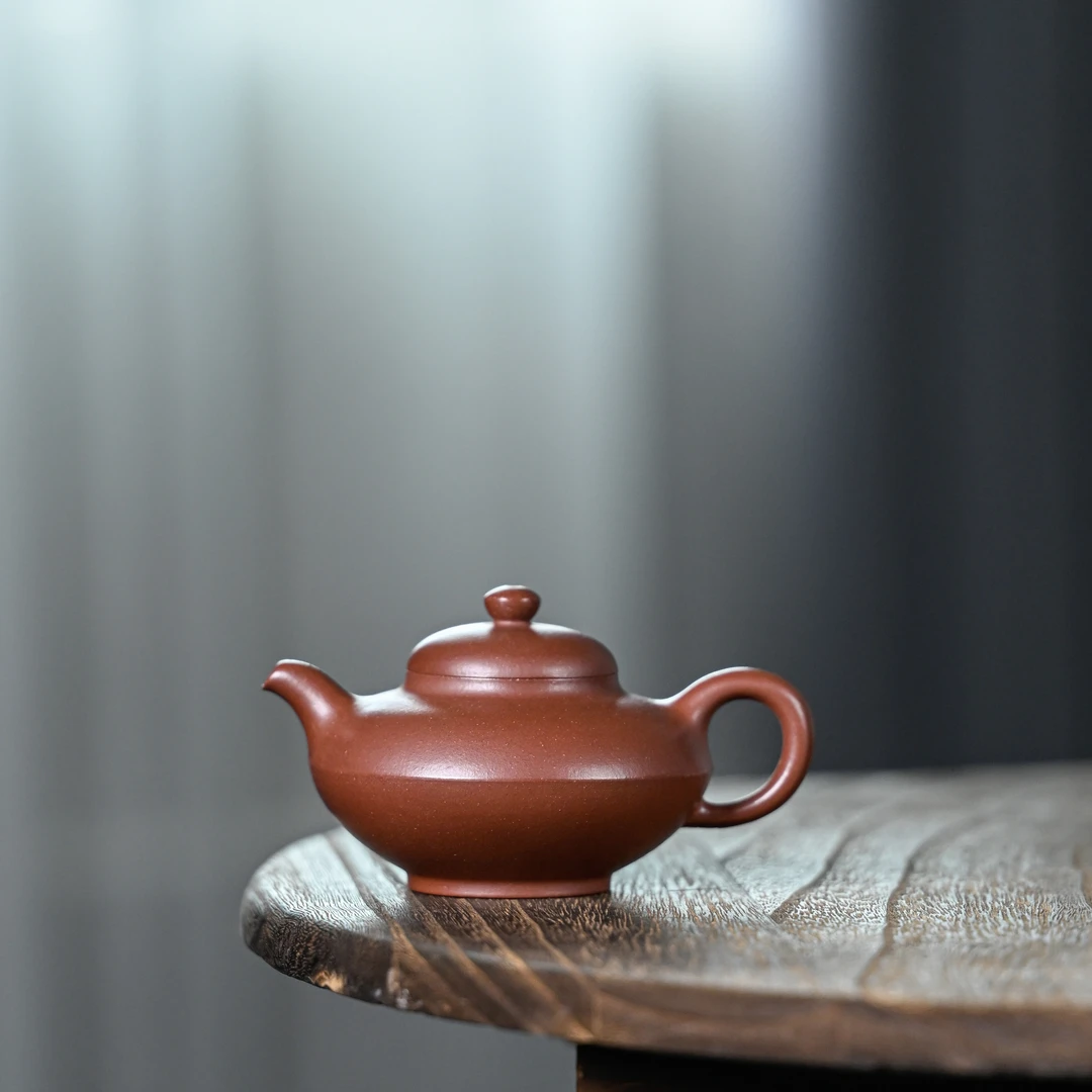 【底槽清·合欢】宜兴原矿紫砂底槽清精工手工制作165cc