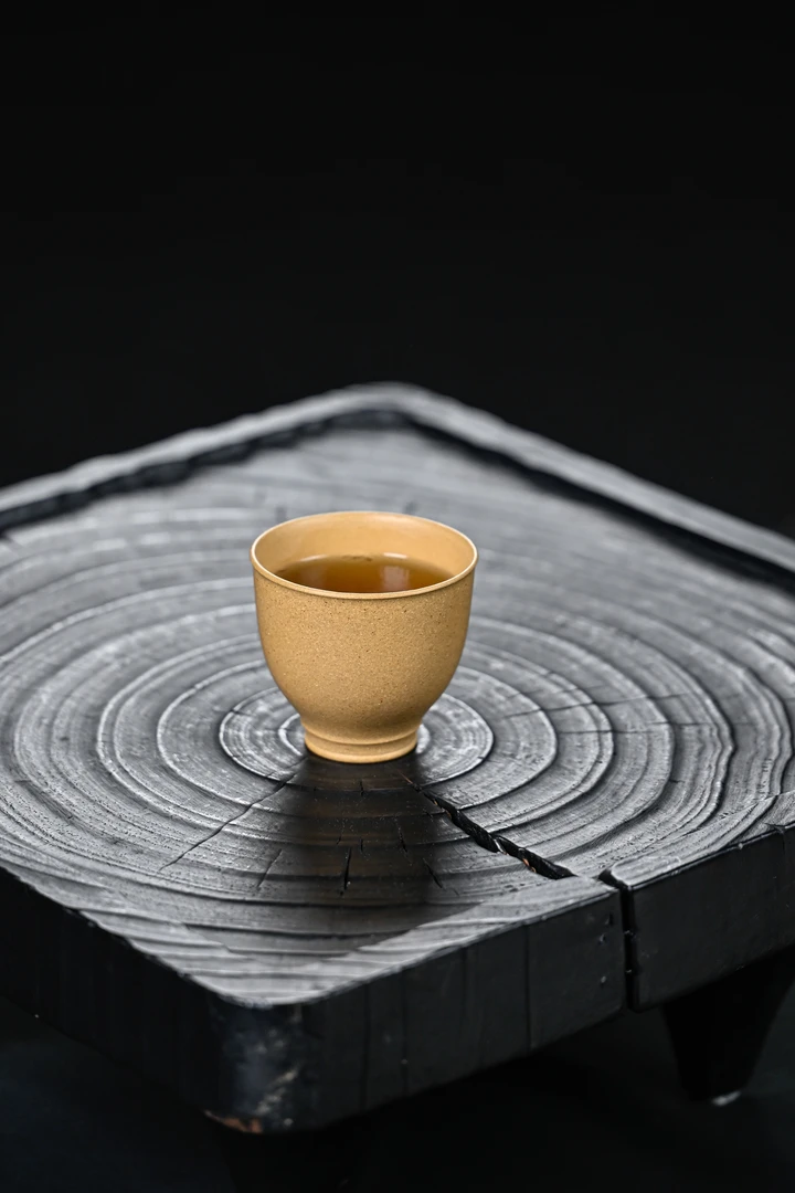 老林紫砂黄金段铃铛杯满杯180cc