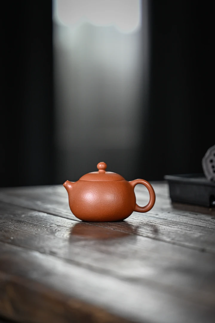 【红降坡·西施壶】宜兴原矿紫砂降坡精工制作西施壶170CC