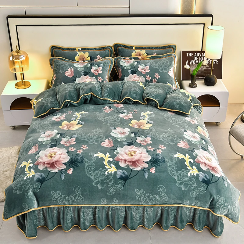 牛奶绒四件套 加绒加厚保暖 N