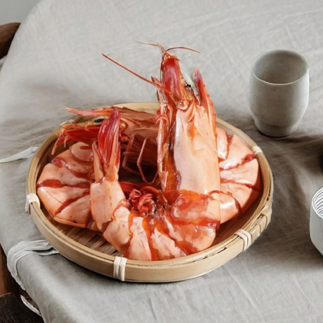 虾王九节虾开袋即食 海鲜办公休闲营养食品 6-8对