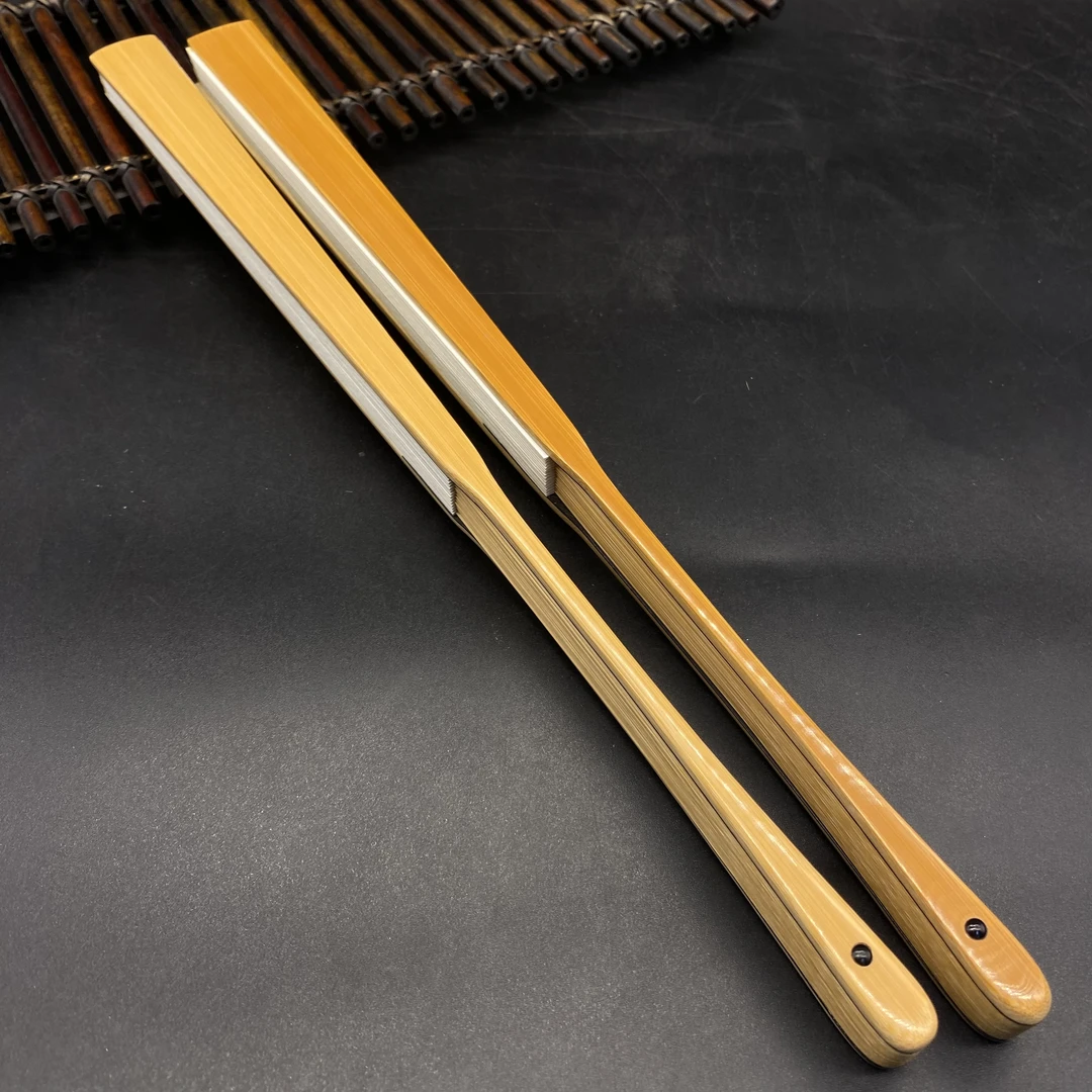 老师精制小茄头双合95寸16方2.0排口文玩折扇