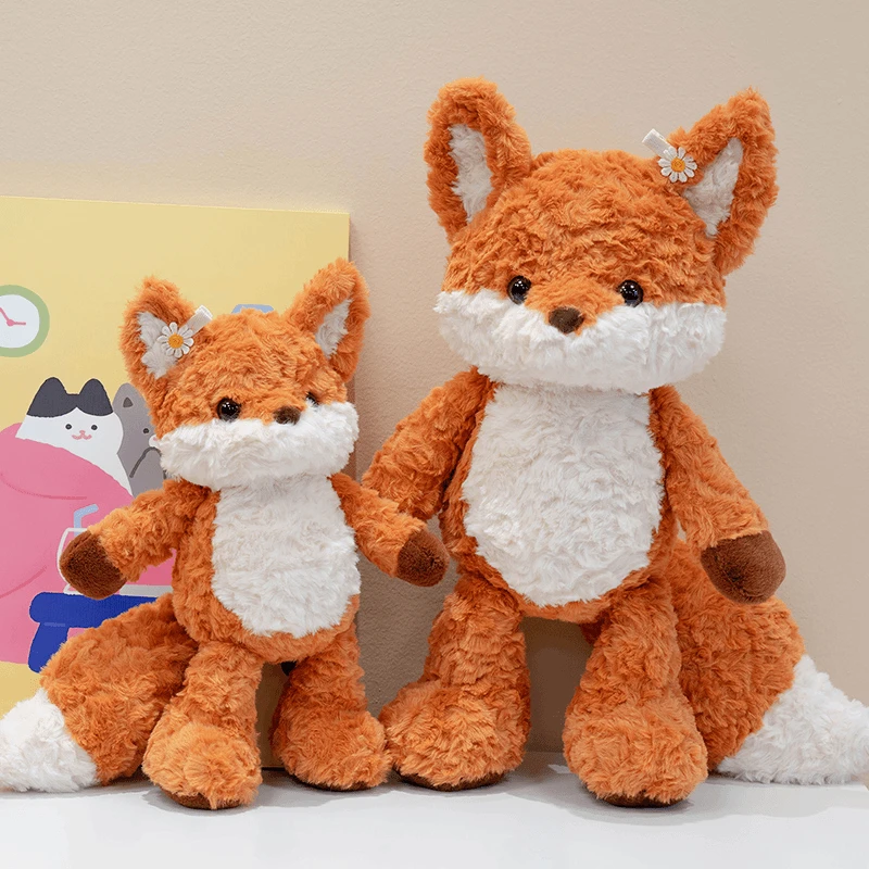 会跑的小狐狸玩偶可爱公仔女孩睡觉抱枕娃娃毛绒玩具女生生日礼物