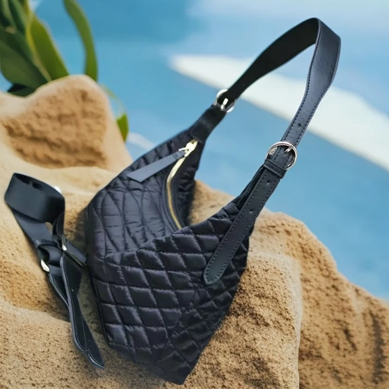 可可妃正品小众尼龙布单肩包女士斜挎包现货秒发8037网红艳颖同款