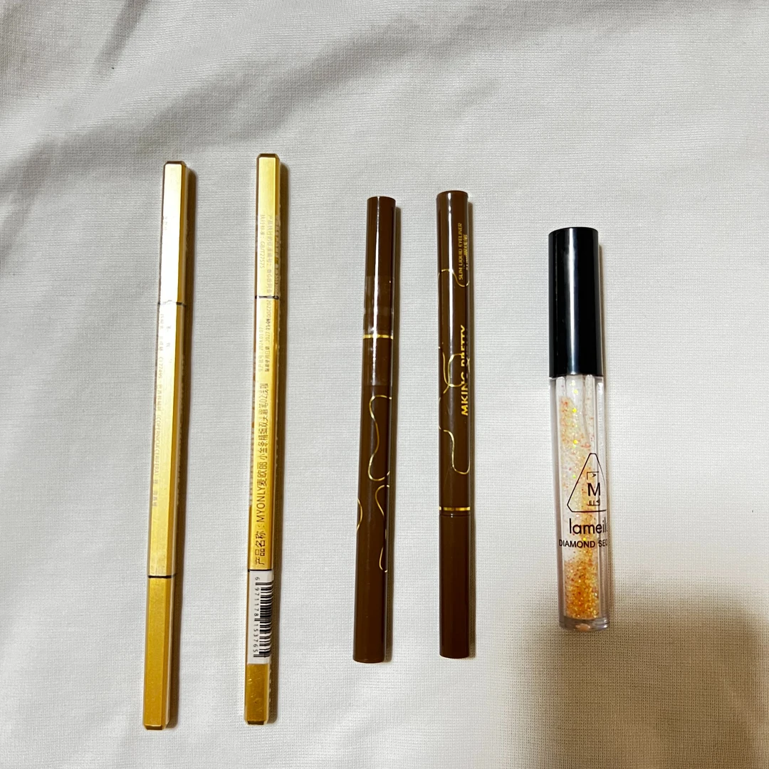 【新疆包邮】眼妆套装到手5件眉笔+眼线笔+眼影