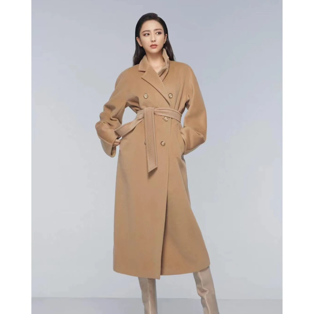 经典长款双排扣大衣0150+