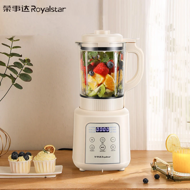 荣事达多功能大容量全自动防糊免滤家用低音智能破壁机
