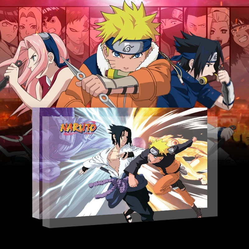 【一单指定图鉴】热门画师二创动漫火影忍者周边亚克力砖摆件15*10