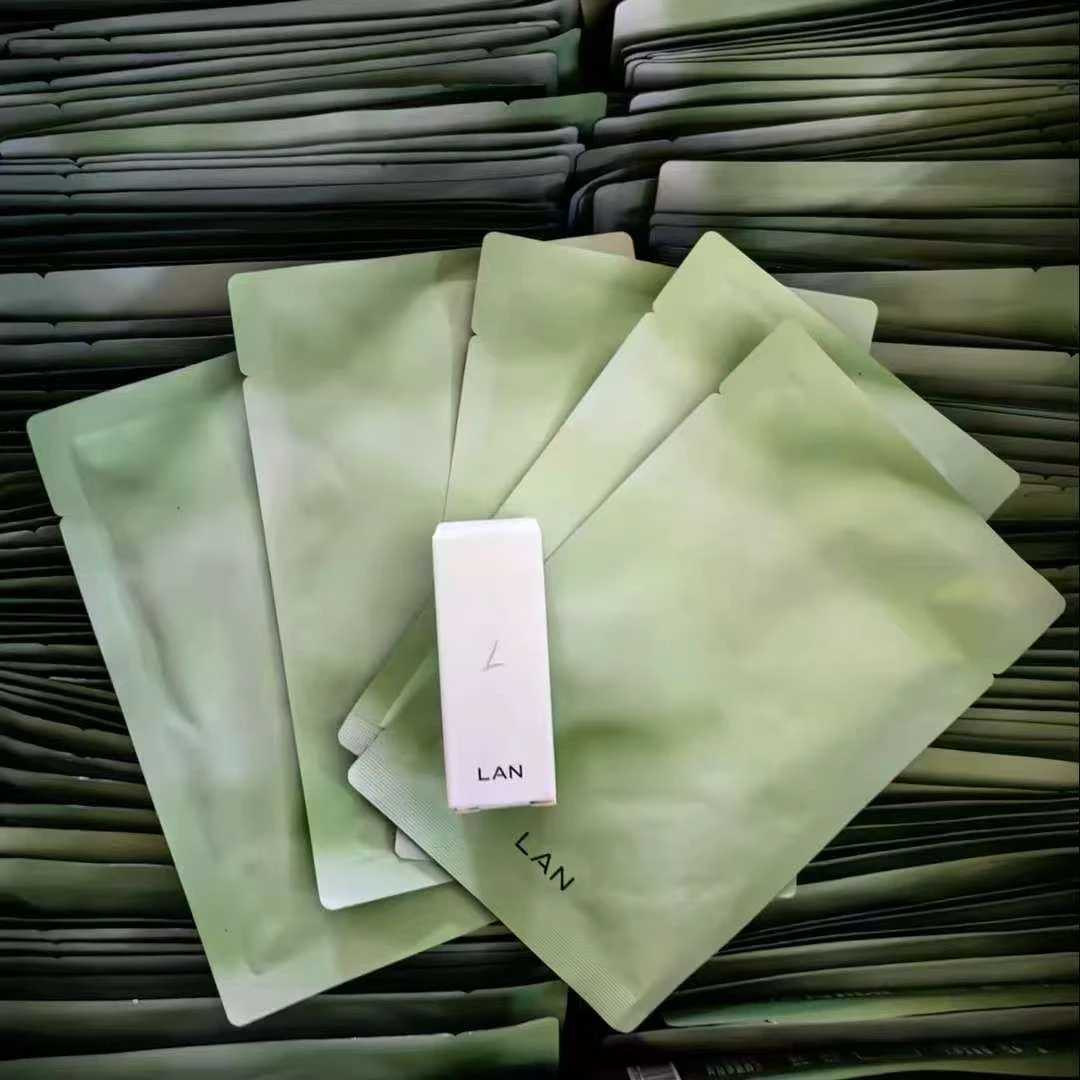 LAN兰小白膜10片+精粹油7.5ml舒缓干敏肌精华油油敷伴侣面膜补水