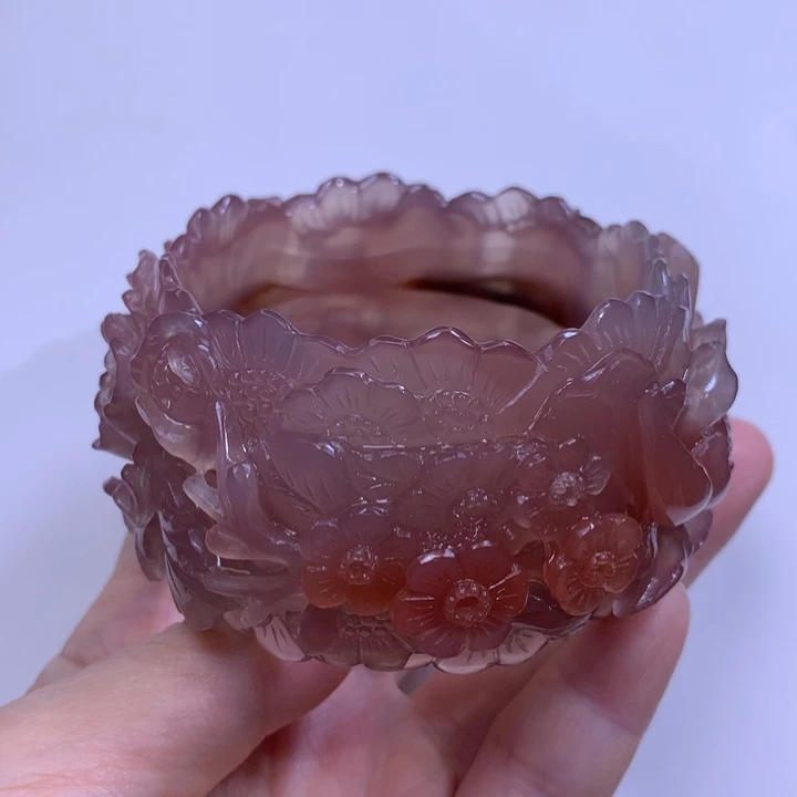 玛瑙/玉髓手镯未镶嵌呛****?