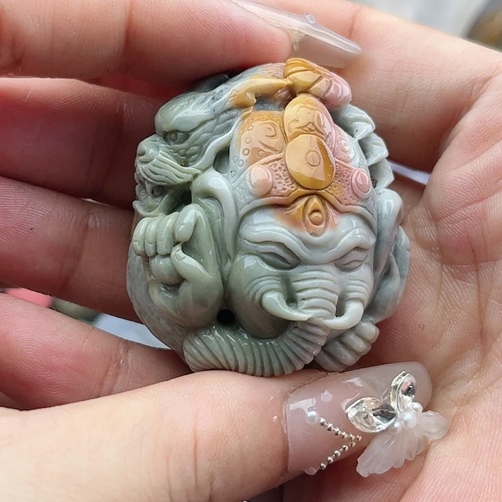 石英质玉手饰未镶嵌一**头