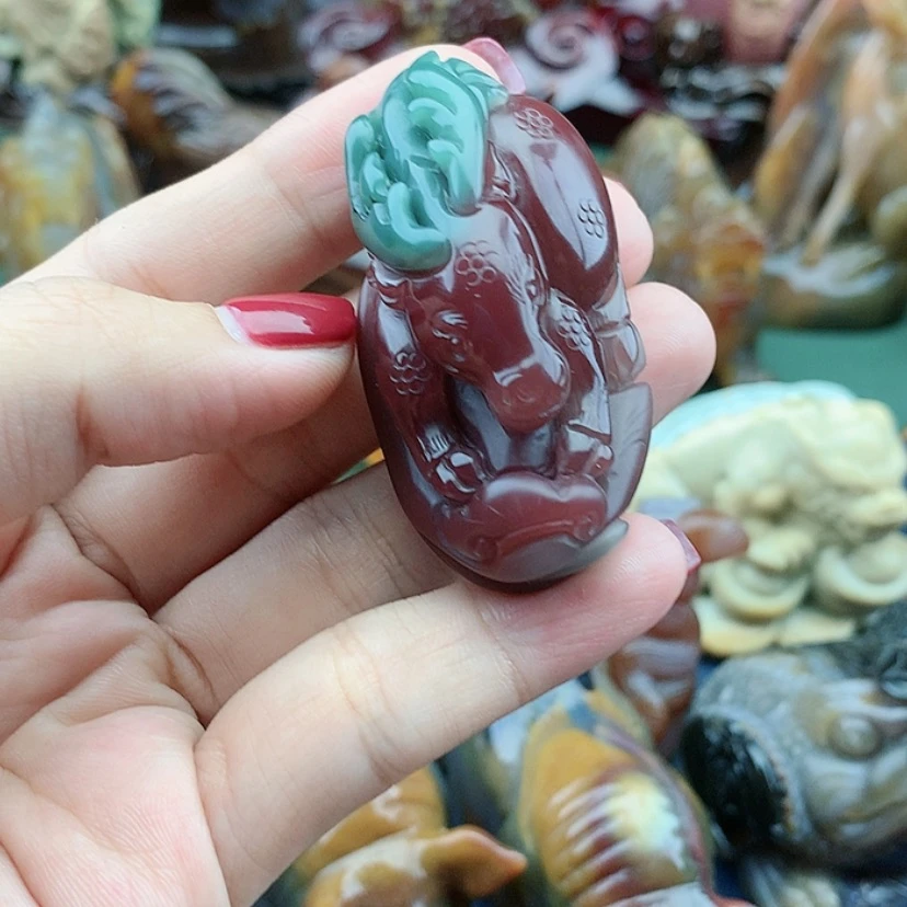 【闪购商品】玛瑙/玉髓颈饰未镶嵌原*二
