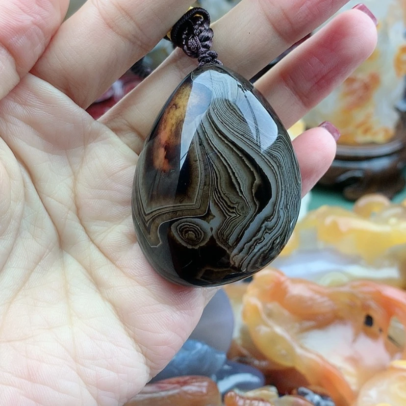 【闪购商品】玛瑙/玉髓颈饰未镶嵌钢*侠