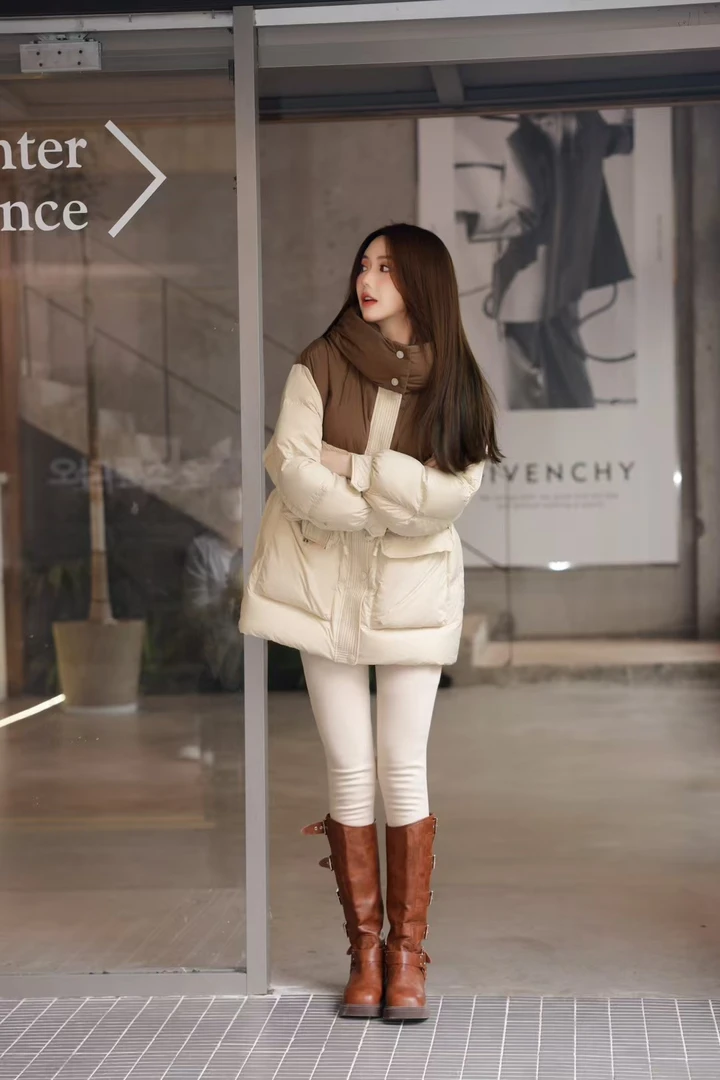 中长款各种学生，喜欢中长，可过冬外套