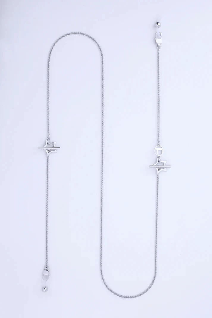 合金项链 【MEIMEI精选】Little venice 银色眼镜链