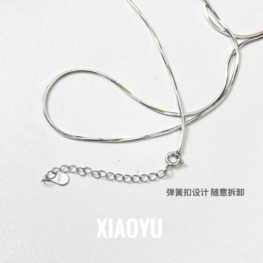 925银银制品 免焊接可拆卸延长链增加项链长度神器不掉色diy项链