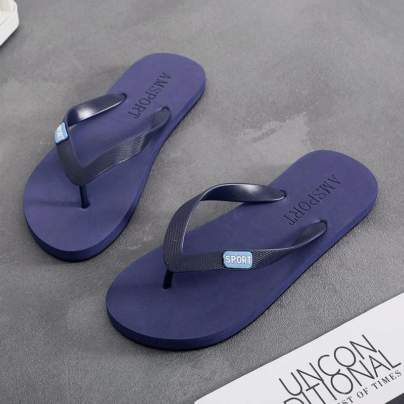 男士拖鞋人字拖广东情侣软底户外新款百搭防滑个性EVA沙滩鞋时尚