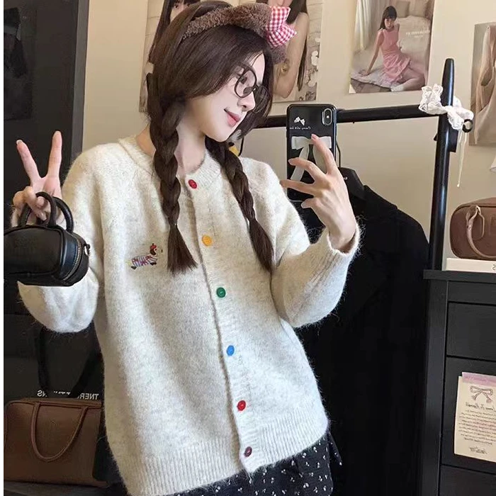 （组合发货）2024新款毛衣韩系开衫复古百搭网红ins针织潮流设计