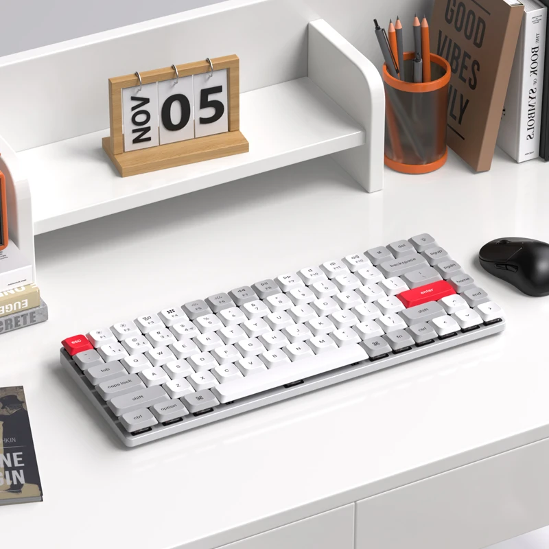 Keychron K3MAX复古限定三模蓝牙无线75%矮轴机械键盘女生办公薄