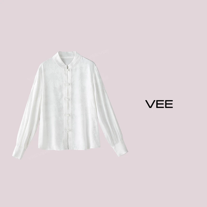 【短视频】VEE【艺术留白】新款中式气质长袖休闲时尚新国风衬衫