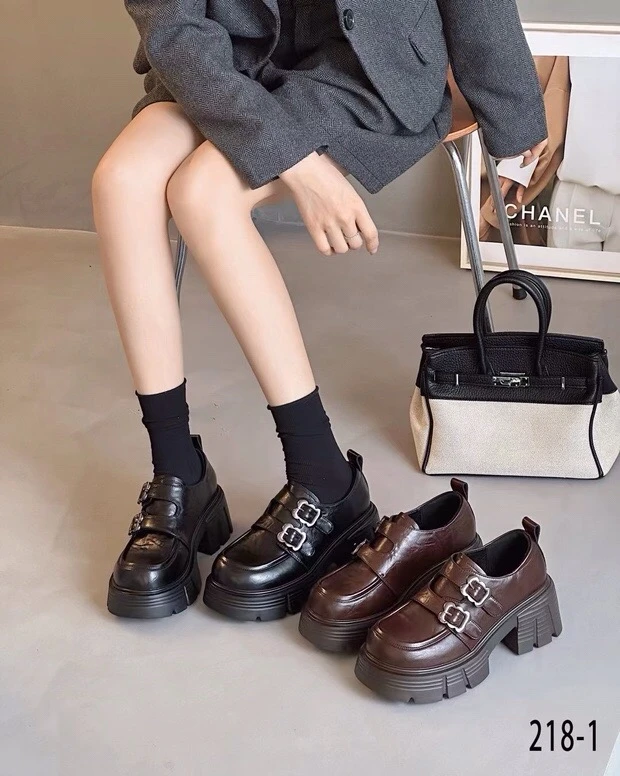 时尚韩系加绒乐福鞋