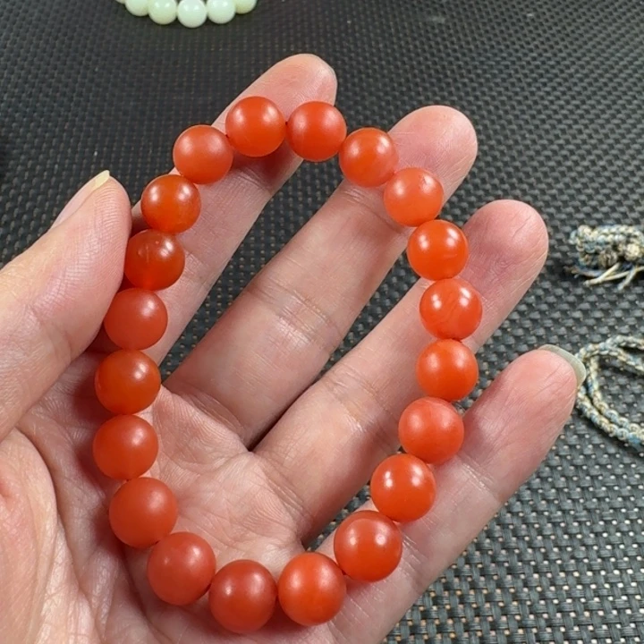 南红玛瑙手链未镶嵌6***.