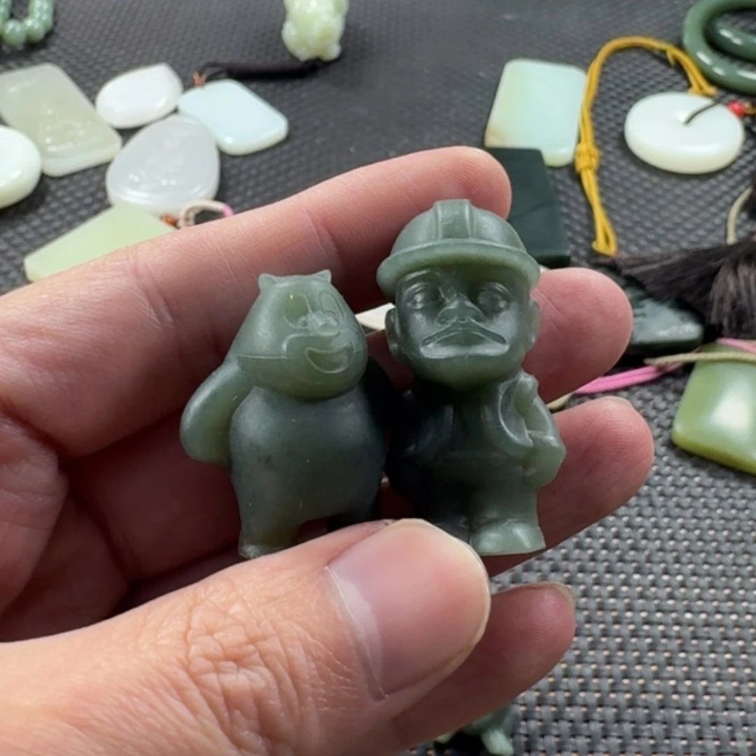 【闪购商品】和田玉摆件未镶嵌烟**散