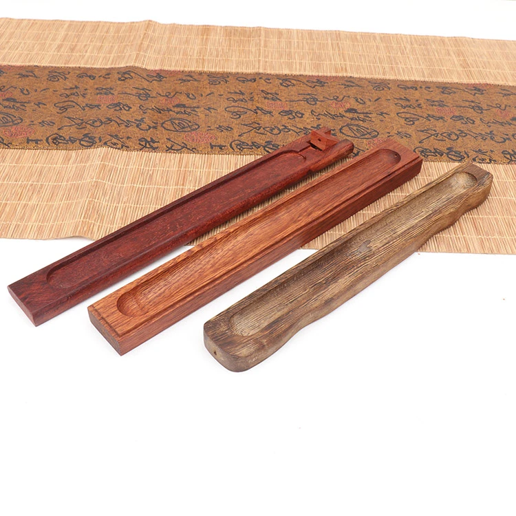 线香插香底座花梨木香炉活动品沉香线香檀香插香道香具鸡翅木