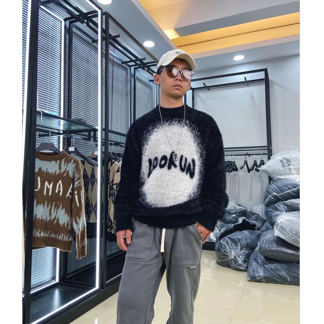 24年秋冬新款圆心字母圆领毛衣（001）