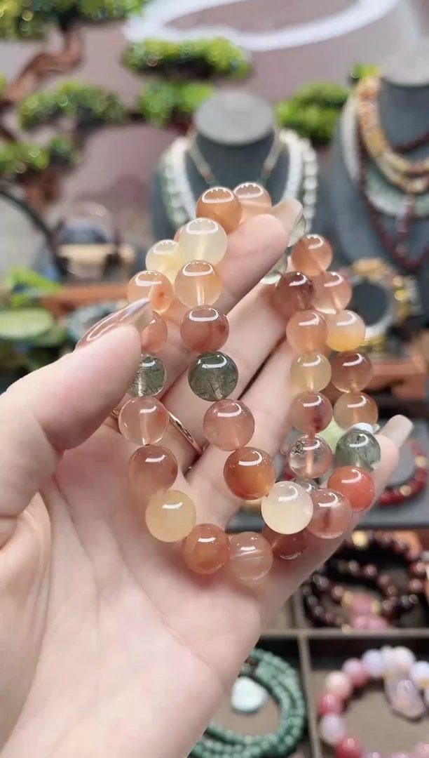 【闪购商品】水晶手链未镶嵌红兔毛手链21