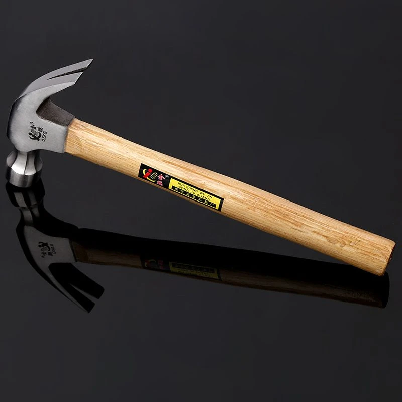羊角锤小锤子一体小榔头木柄铁锤木工锤安全锤园林工具迷你电工锤