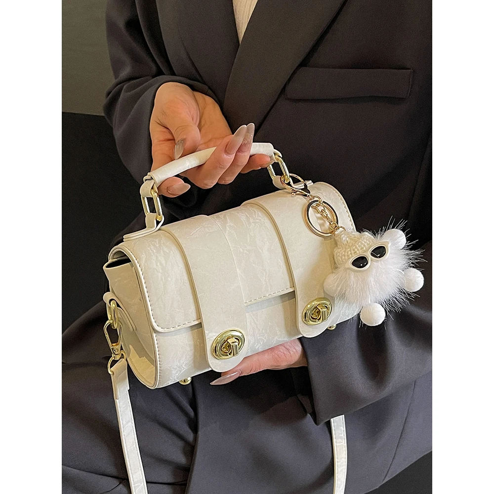 女士包包2024新款潮高级感时尚百搭单肩斜挎包今年流行手提小方包