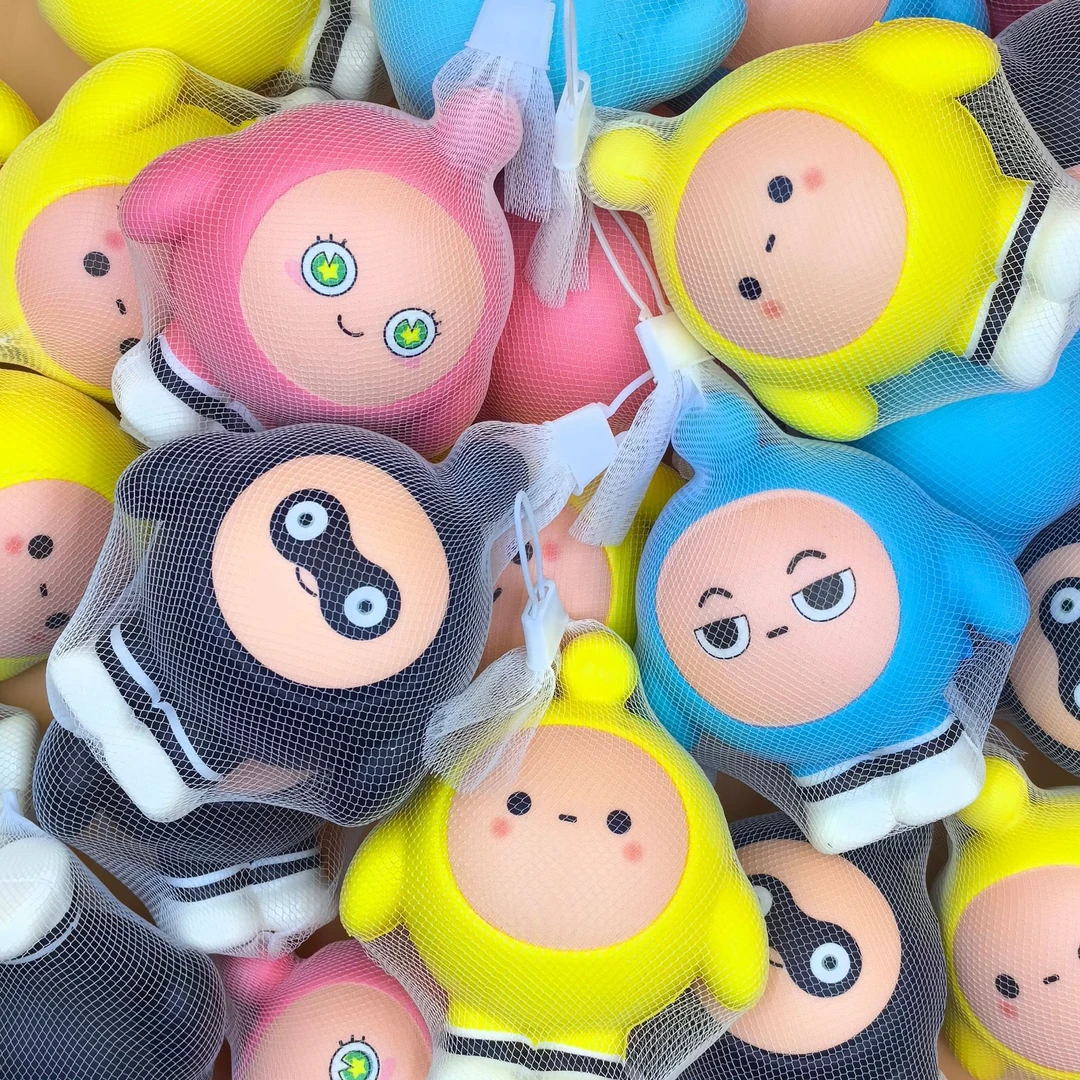 站姿大号蛋仔捏捏乐慢回弹解压玩具可爱公仔蛋仔派对减压玩具