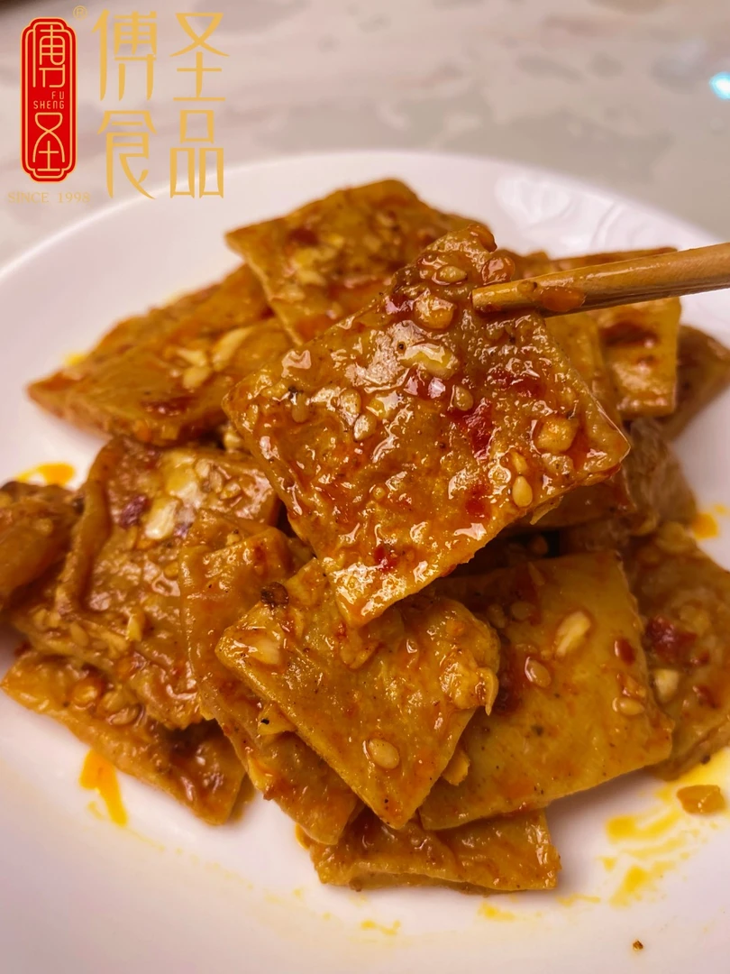 傅圣香辣泡泡干105g湖南特产休闲网红豆制品零食小吃酱卤豆干