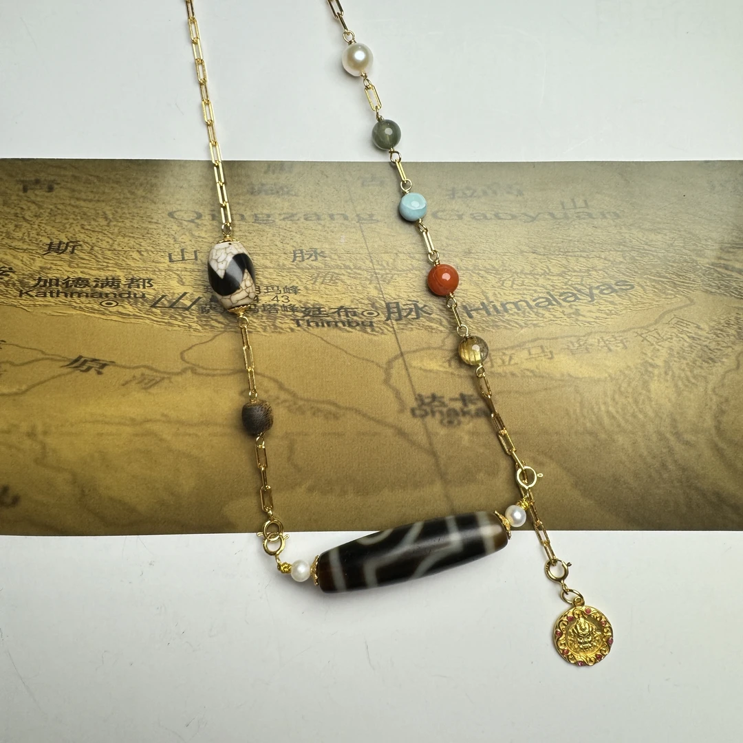 非金属布艺项链 布艺项链【三宝）丰盈祥和项链气质百搭