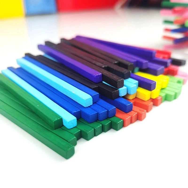 儿童早教小学一年级数学下算数方形数数木棒幼儿园教具加减法小棒