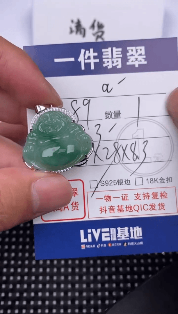 【闪购商品】翡翠颈饰未镶嵌挂件