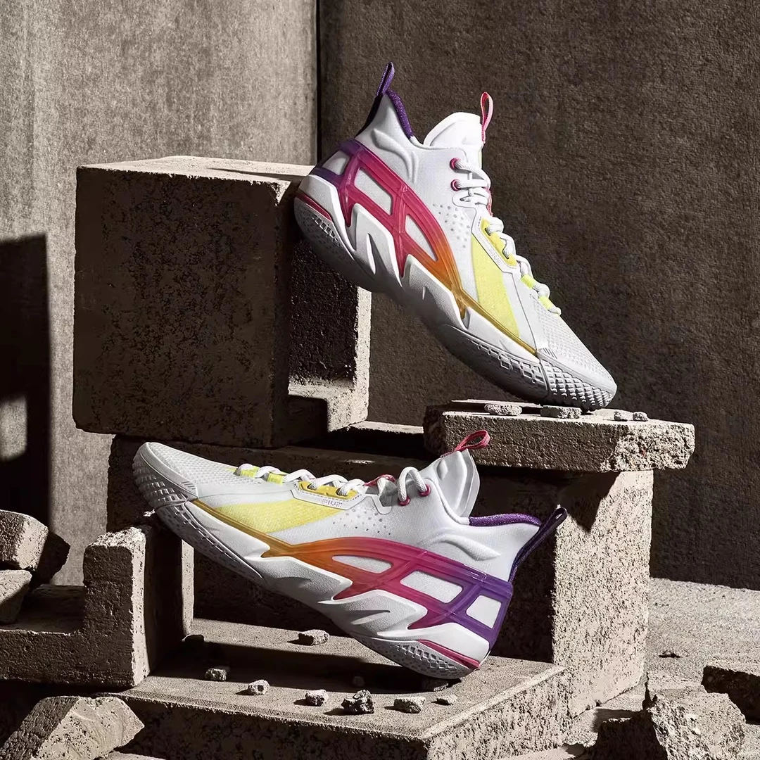 李宁反伍BADFIVE反伍4兵不厌诈男缓震回弹中帮篮球外场鞋ABFU015