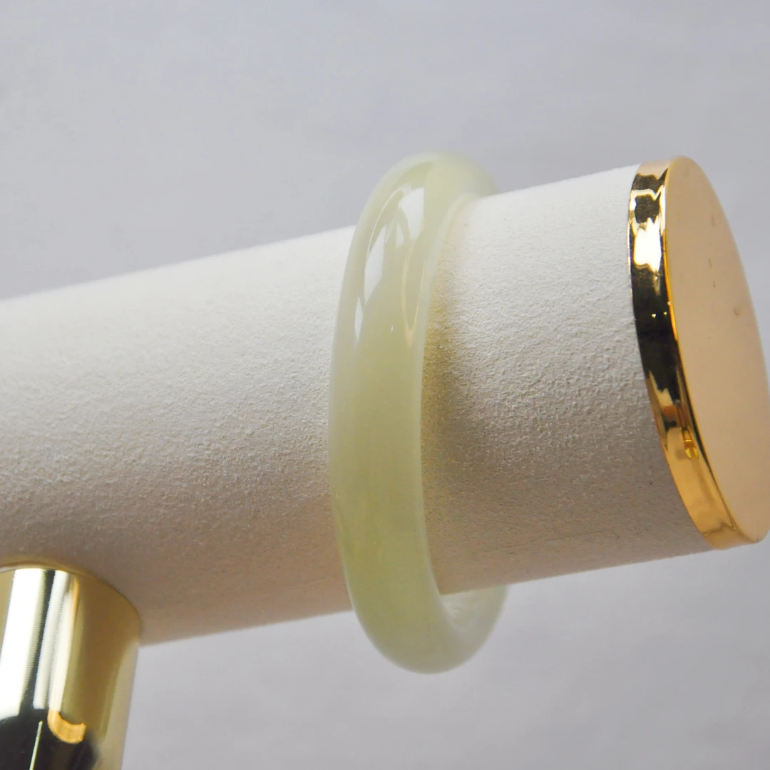 青提端庄气质简约手镯  56圈口