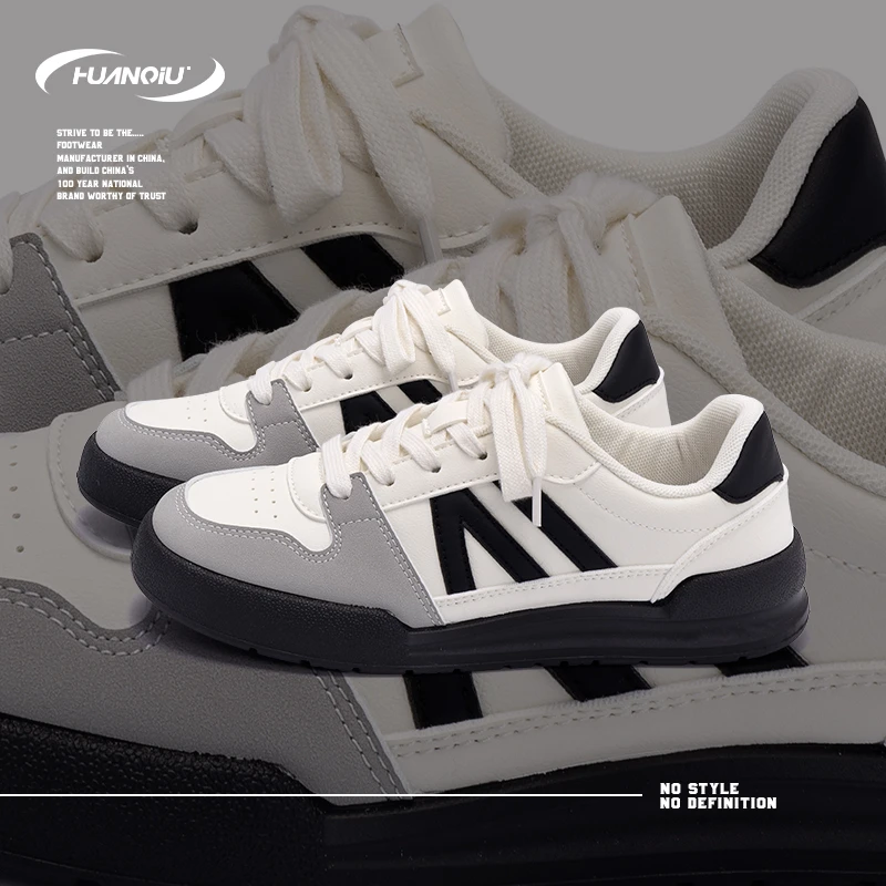 HUANQIU/环球潮流百搭舒适休闲鞋女鞋2024新款轻便舒适运动休闲鞋