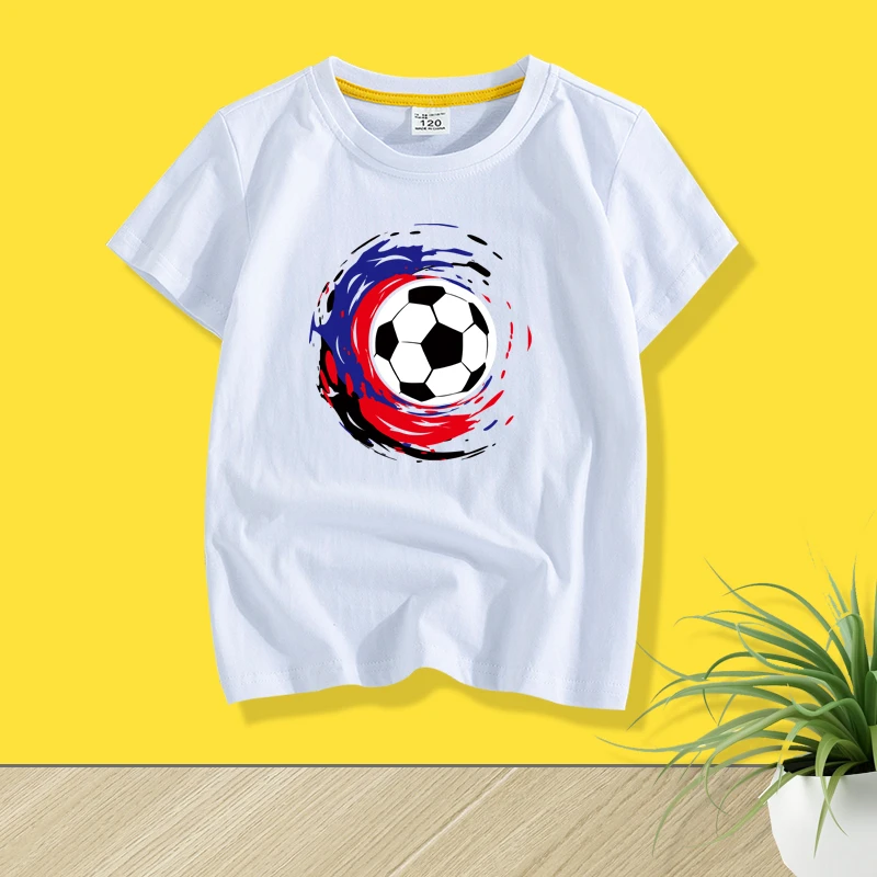 男童宽松圆领t恤儿童动漫夏季中大童上衣国潮学生休闲短袖打底衫