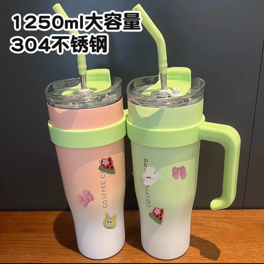 新款保温杯 大容量巨无霸不锈钢保温12以上小时杯家用防摔保温杯